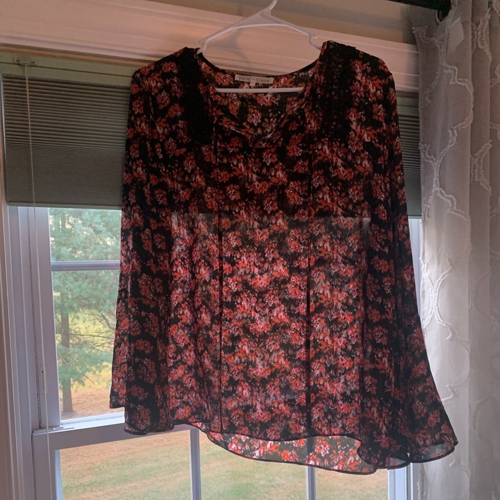 Violet and Claire (Anthropologie) Long Sleeve Top